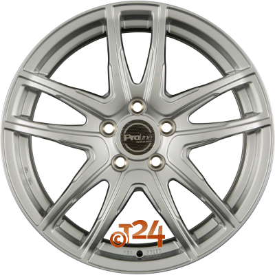 PROLINE WHEELS VX100 7x17 ET18 4x108 Arctic Silver (AS) Einteilig