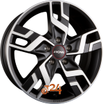 RONAL R64 Jetblack-Matt-Frontkopiert Einteilig 7.00 x 17 ET 60.00  5x118