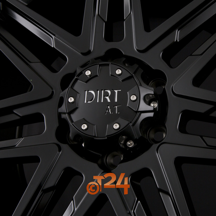 D62|Flat Black Milled Rivets 20