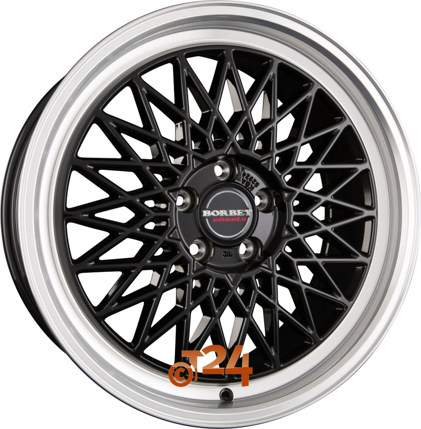 B|Black Rim Polished 17