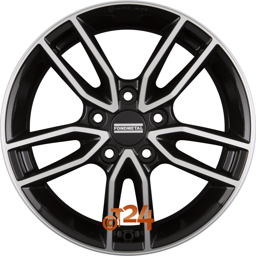 KOROS|Glossy Black Machined - Diamond Black 16