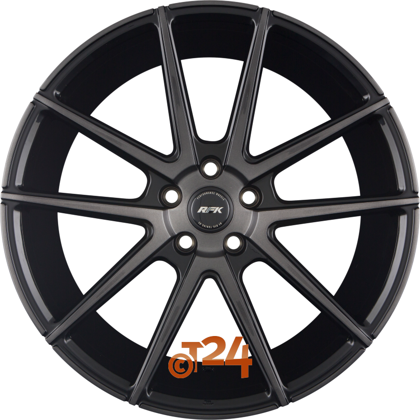 GLS302|Gloss Black Brushed Face 19