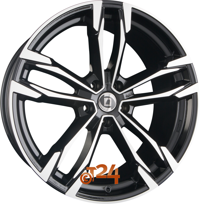 AVIO|NERO S MACHINED - Schwarz Glanz Frontpoliert 20