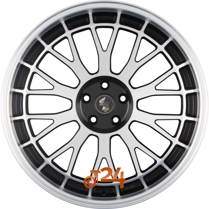 UNIT|Black Matt Lip Spokes Polished 21