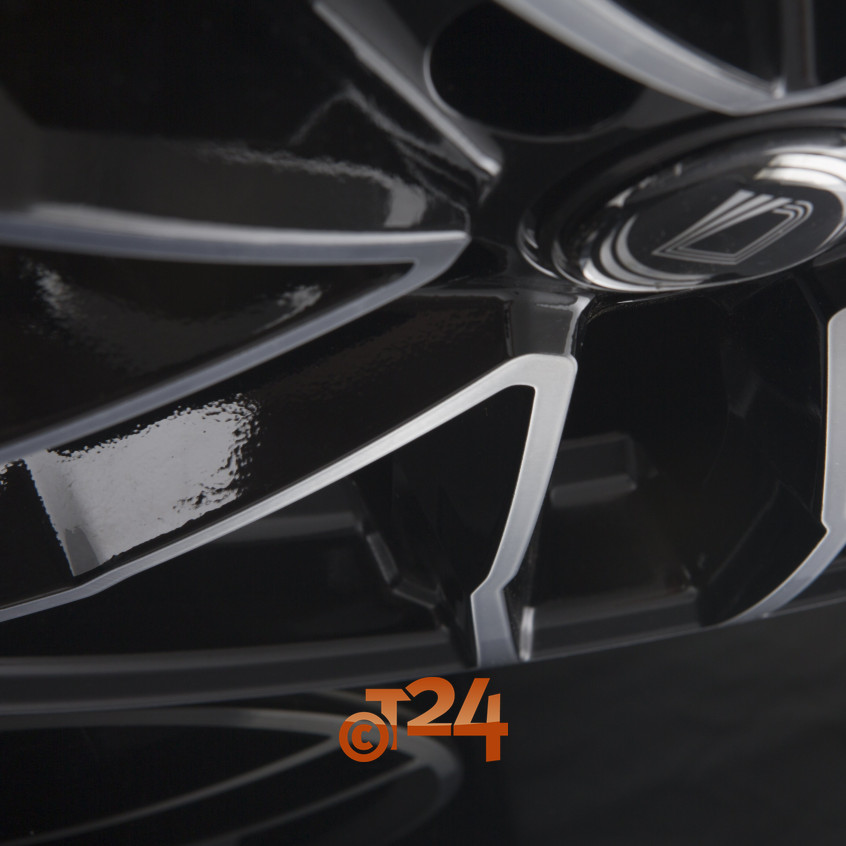 ALITO|NERO S MACHINED - Schwarz Glanz Frontpoliert 17