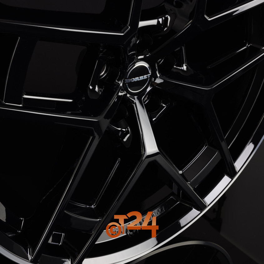TF|Black Rim Polished Glossy 24