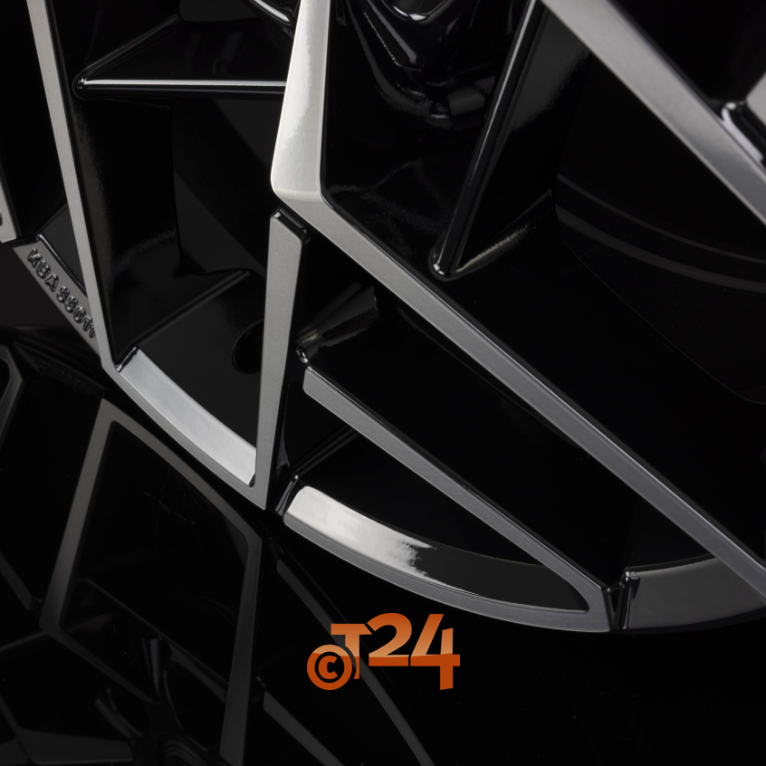 NORA|NERO S MACHINED - Schwarz Glanz Frontpoliert 19