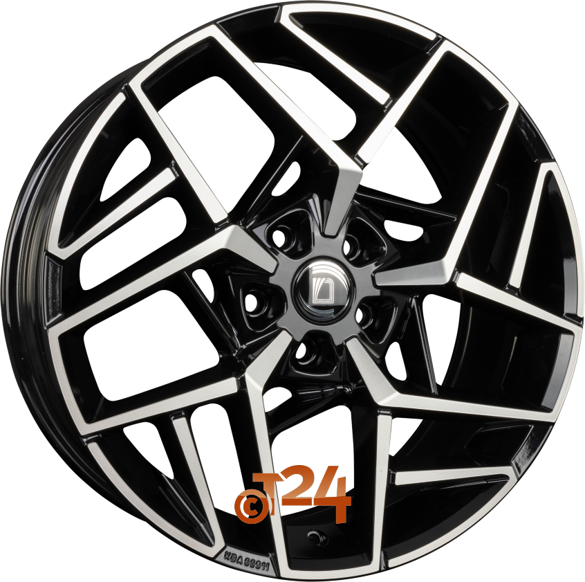 NORA|NERO S MACHINED - Schwarz Glanz Frontpoliert 19