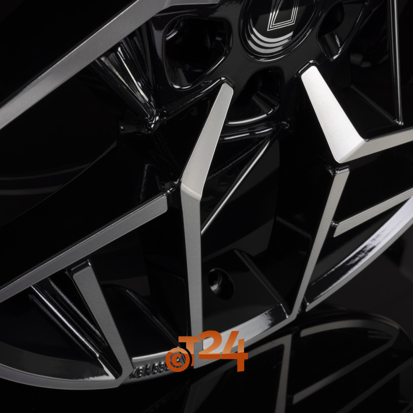 NORA|NERO S MACHINED - Schwarz Glanz Frontpoliert 19