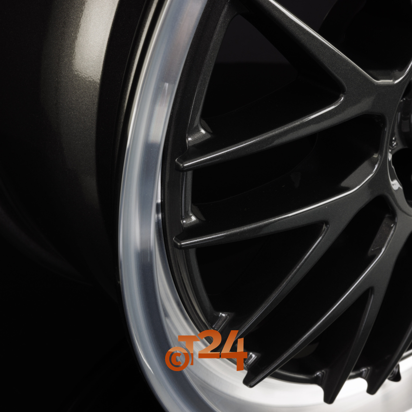 BILBAO|DARK - Gunmetal Matt mit Poliertem Felgenhorn 17