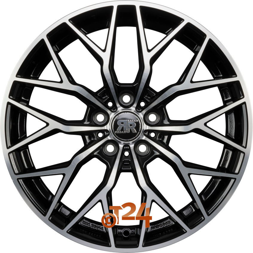 MYGAL|Noir Brillant Face Polie - Bright Black Machined 18