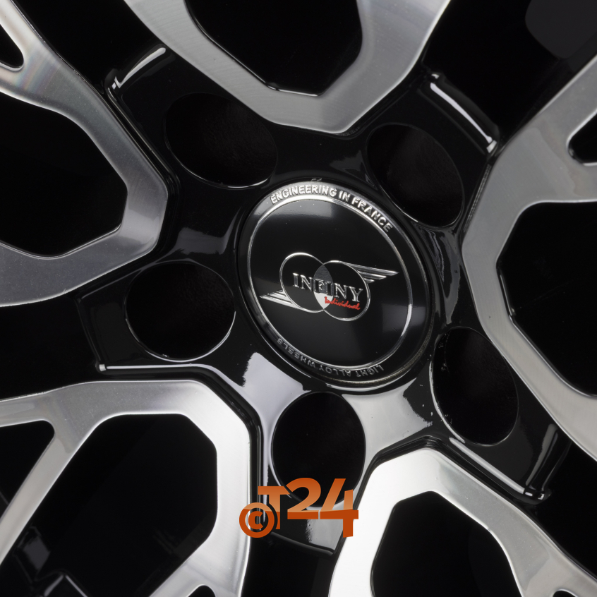 ZUFFEN|Noir Brillant Face Polie - Bright Black Machined 20