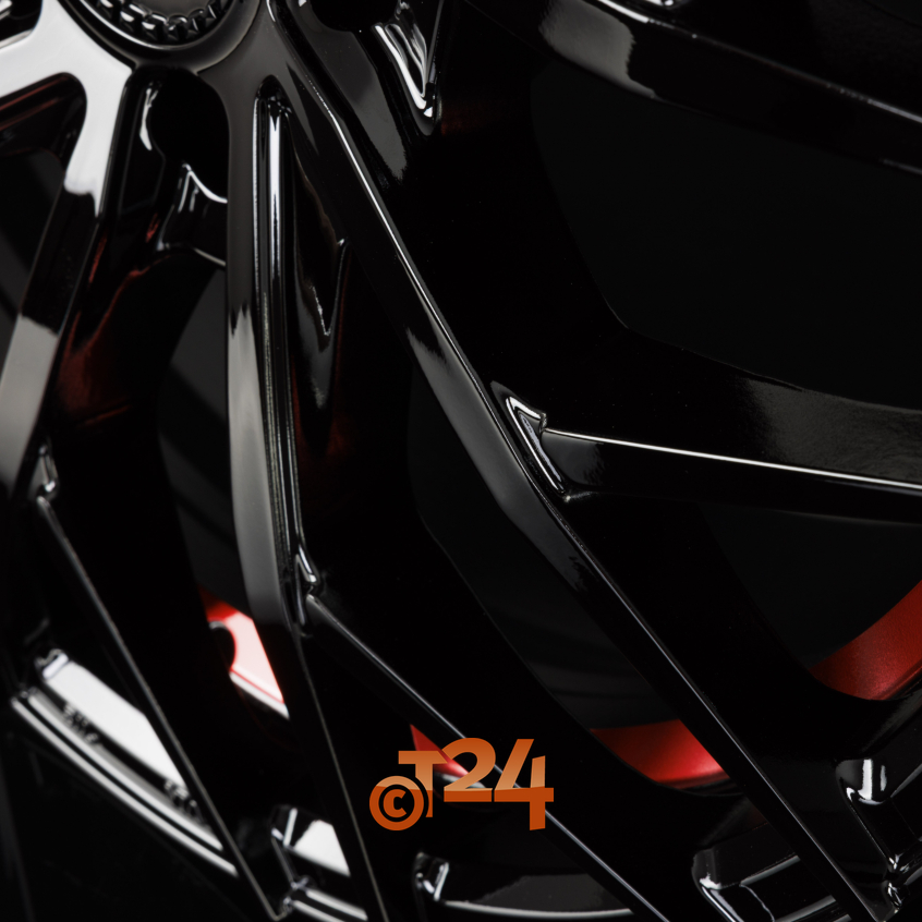 SSF-1|Black Glossy Red Inner Lip (BGRIL) 18