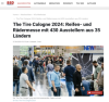 The Tire Cologne 2024: Reifen- und Rädermesse mit 430 Ausstellern aus 35 Ländern