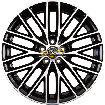 BORBET BS5 Black Polished — Zwart lichtmetalen velg