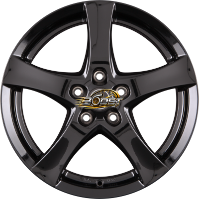 BORBET F Black Glossy — Zwart lichtmetalen velg