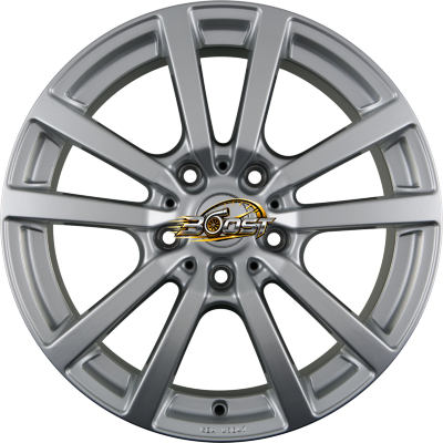 BROCK / RC RC25 Kristallsilber (KS) — Zilver lichtmetalen velg