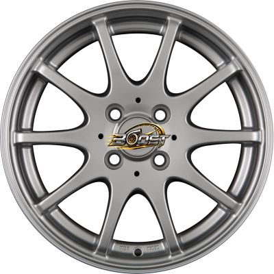 DEZENT V Silber — Zilver lichtmetalen velg