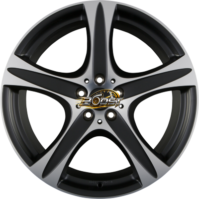RONAL R55 SUV Mattschwarz-Frontkopiert 8.50x18 5x120 RONAL R55 SUV Mattschwarz-Frontkopiert 8.50x18 5x120