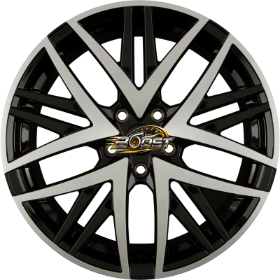 CMS B1 DB Diamant Schwarz — Zwart lichtmetalen velg