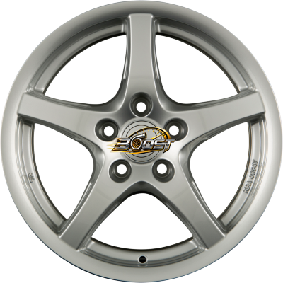 RIAL U1 Polar-Silber — Zilver lichtmetalen velg