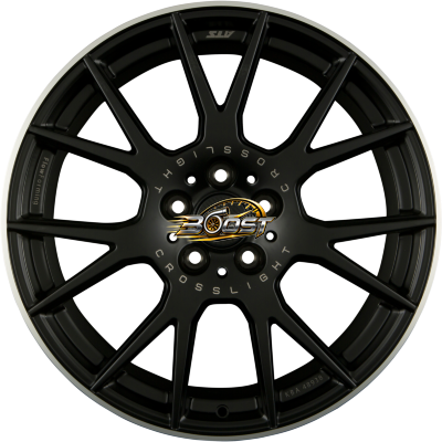 CROSSLIGHT Racing-Schwarz Hornpoliert