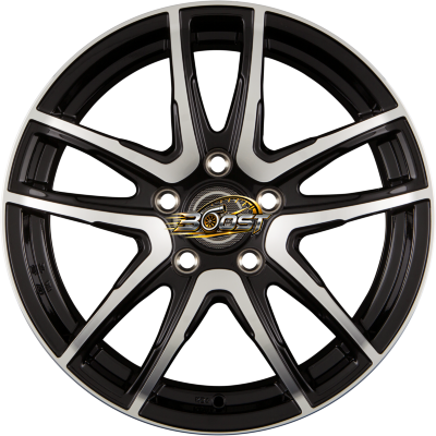 PROLINE WHEELS PXV Black Polished 7.00x17 5x112 PROLINE WHEELS PXV Black Polished 7.00x17 5x112