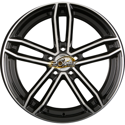 AXXION AX8 RAGE Schwarz Hochglanzpoliert (SP+) — Zwart lichtmetalen velg