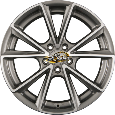 MAM MAM A5 Palladium Front Polished (PFP) — Grijs/antraciet lichtmetalen velg
