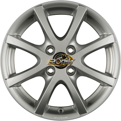 BORBET LV4 Crystal Silver — Zilver lichtmetalen velg
