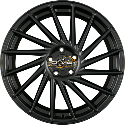 KESKIN KT17 HURRICANE Matt Black Painted (MBP) — Zwart lichtmetalen velg