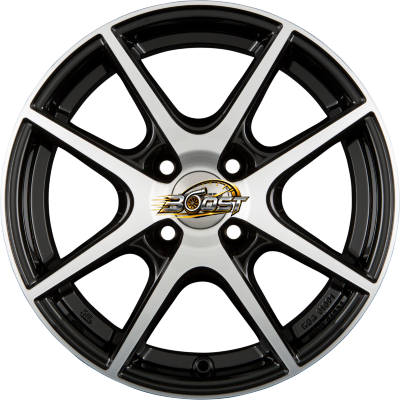 PLATIN P 73 Diamant Schwarz Frontpoliert 5.50x14 4x100 PLATIN P 73 Diamant Schwarz Frontpoliert 5.50x14 4x100