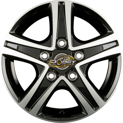 BORBET CWD Black Glossy Polished 6.00x16 5x118 BORBET CWD Black Glossy Polished 6.00x16 5x118