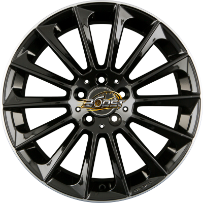 GMP ITALIA STELLAR Black Diamond Lip — Zwart lichtmetalen velg