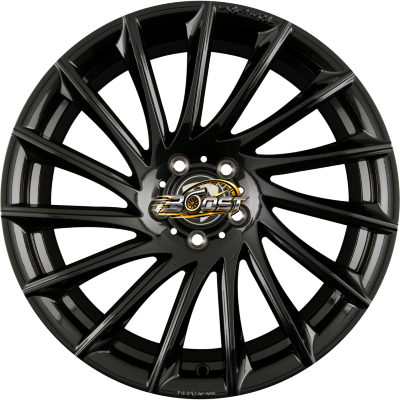 TOMASON TN16 Black Painted — Zwart lichtmetalen velg