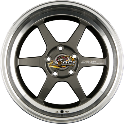 BORBET DB8GT Graphite Rim Polished 8.50x18 5x100 BORBET DB8GT Graphite Rim Polished 8.50x18 5x100