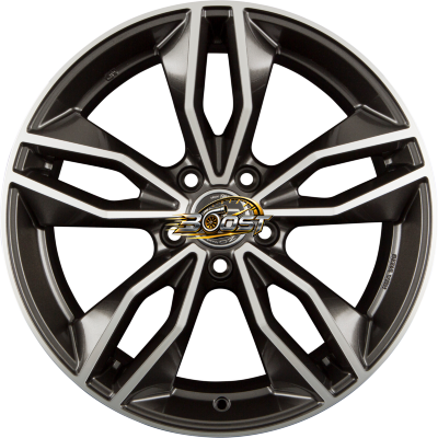 MSW 71 Gloss Dark Grey Full Polished 7.50x17 5x108 MSW 71 Gloss Dark Grey Full Polished 7.50x17 5x108
