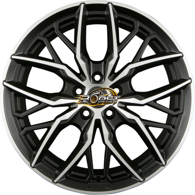 MOMO SPIDER Black Matt Polished 8.50x19 5x120 MOMO SPIDER Black Matt Polished 8.50x19 5x120