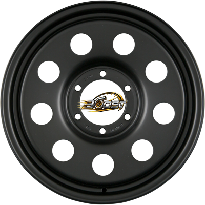 DELTA 4x4 TRAK2 Schwarz Matt - Offroad Stahlfelge 6.00x15 5x140 DELTA 4x4 TRAK2 Schwarz Matt - Offroad Stahlfelge 6.00x15 5x140