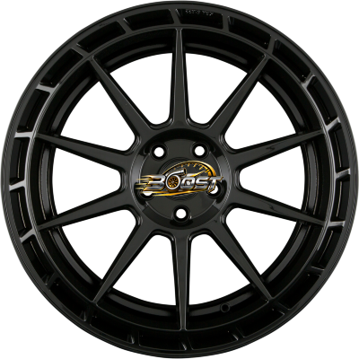 TEC SPEEDWHEELS GT8 Black Glossy (BG) — Zwart lichtmetalen velg