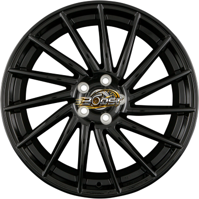 DIEWE WHEELS BRIOSA NERO S - Schwarz Glanz — Zwart lichtmetalen velg