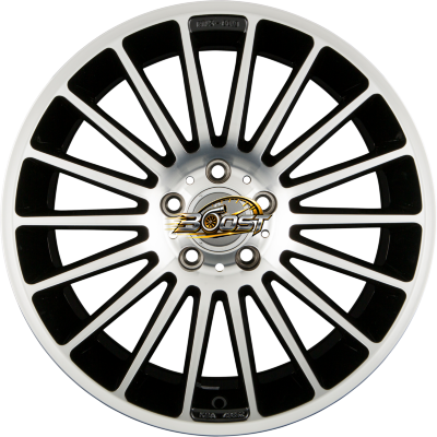 KESKIN KT15 SPEED Black Front Polish (BFP) — Zwart lichtmetalen velg