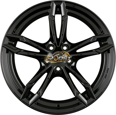 GMP ITALIA DEA Glossy Black — Zwart lichtmetalen velg