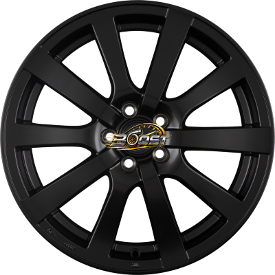 PLATIN P 58 Matt Black — Zwart lichtmetalen velg