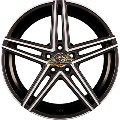 Damina Performance DM04 Black Polished — Zwart lichtmetalen velg