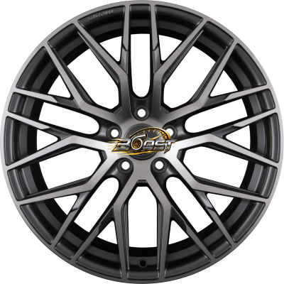 MAM MAM RS4 Palladium Front Polish (PFP) — Grijs/antraciet lichtmetalen velg