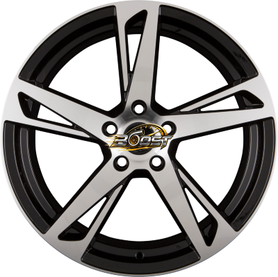 CARMANI CA16 ANTON Black Polish (BP) — Zwart lichtmetalen velg