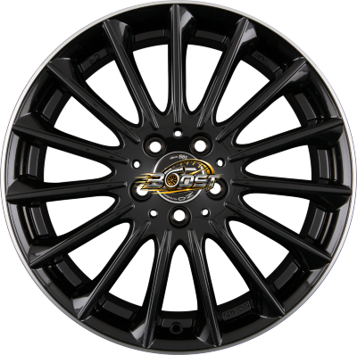 MSW 30 Gloss Black Diamond Lip 8.50x20 5x112 MSW 30 Gloss Black Diamond Lip 8.50x20 5x112