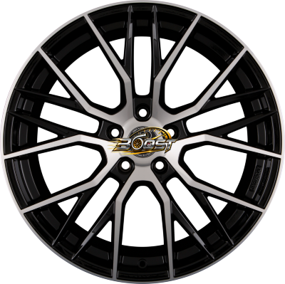 ARCASTING GLADIO Black Glossy Polished — Zwart lichtmetalen velg