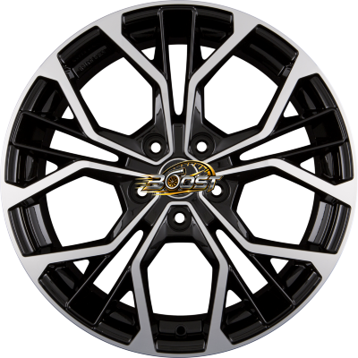 GMP ITALIA MATISSE Black Diamond — Zwart lichtmetalen velg